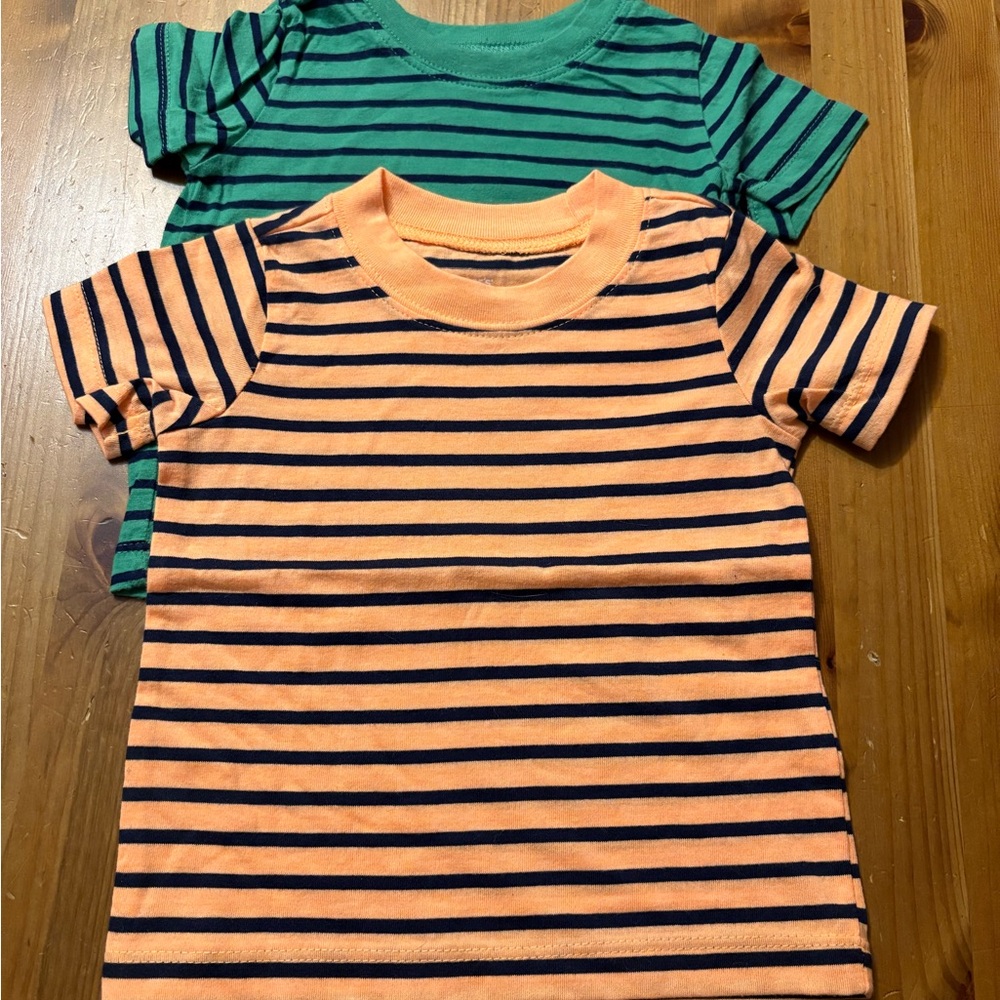NWOT! Carter's Green and Orange Short Sleeve Tees